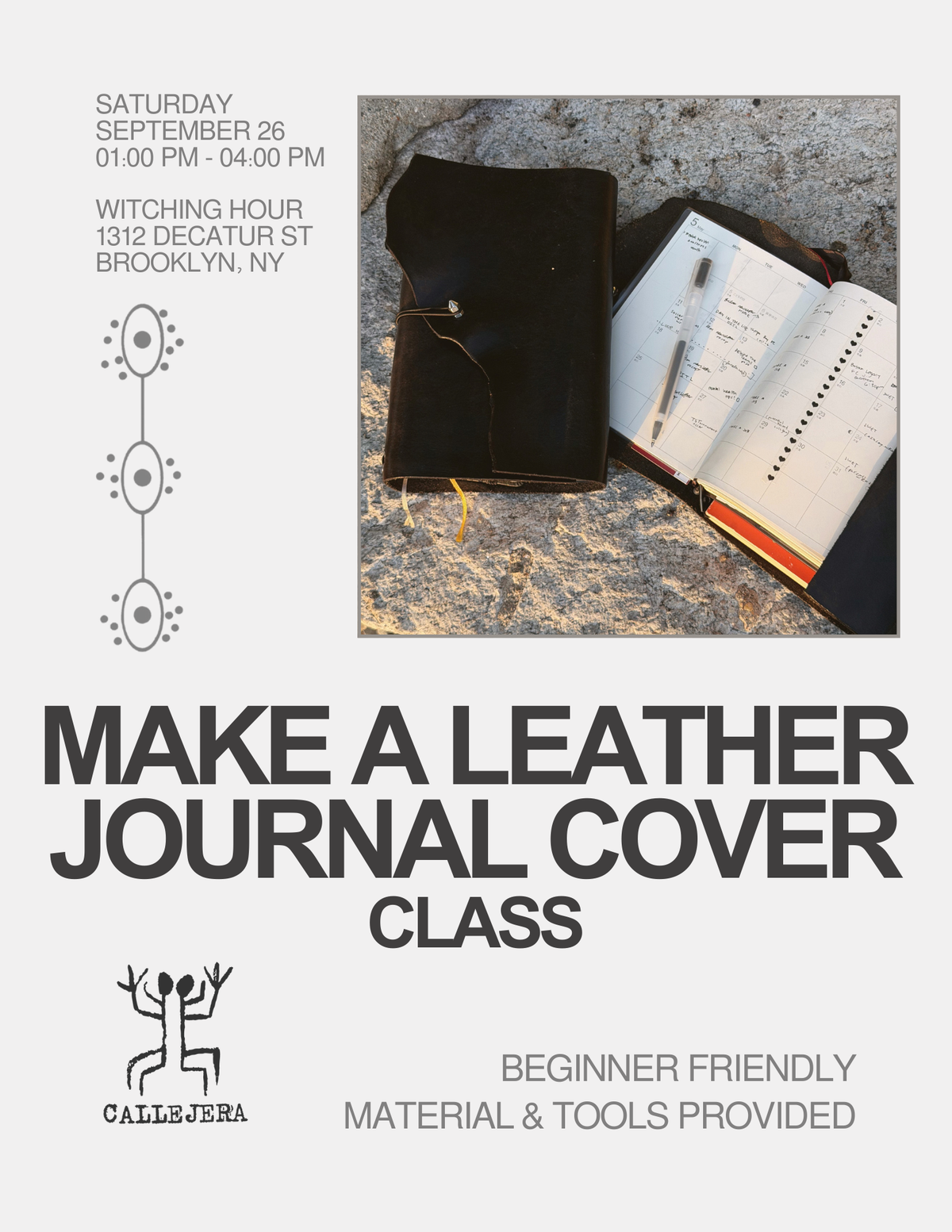9/26 Journal Class | 1PM - 4PM | Witching Hour